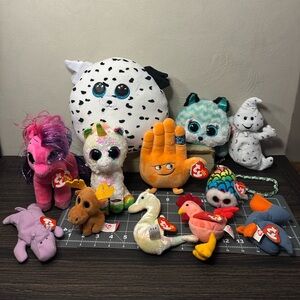 🐻 Ty Beanie Baby Beanie Boo Squish a Boo Lot in Good condition